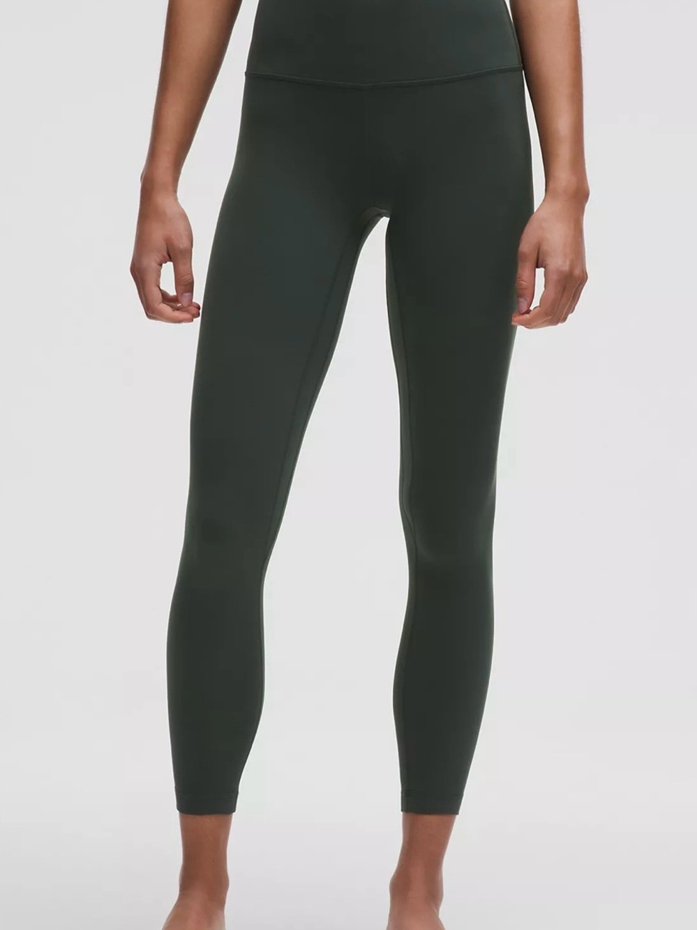 Lululemon Align No Line HR leggings 25”, Dark Forest Green, Size 6, NWT